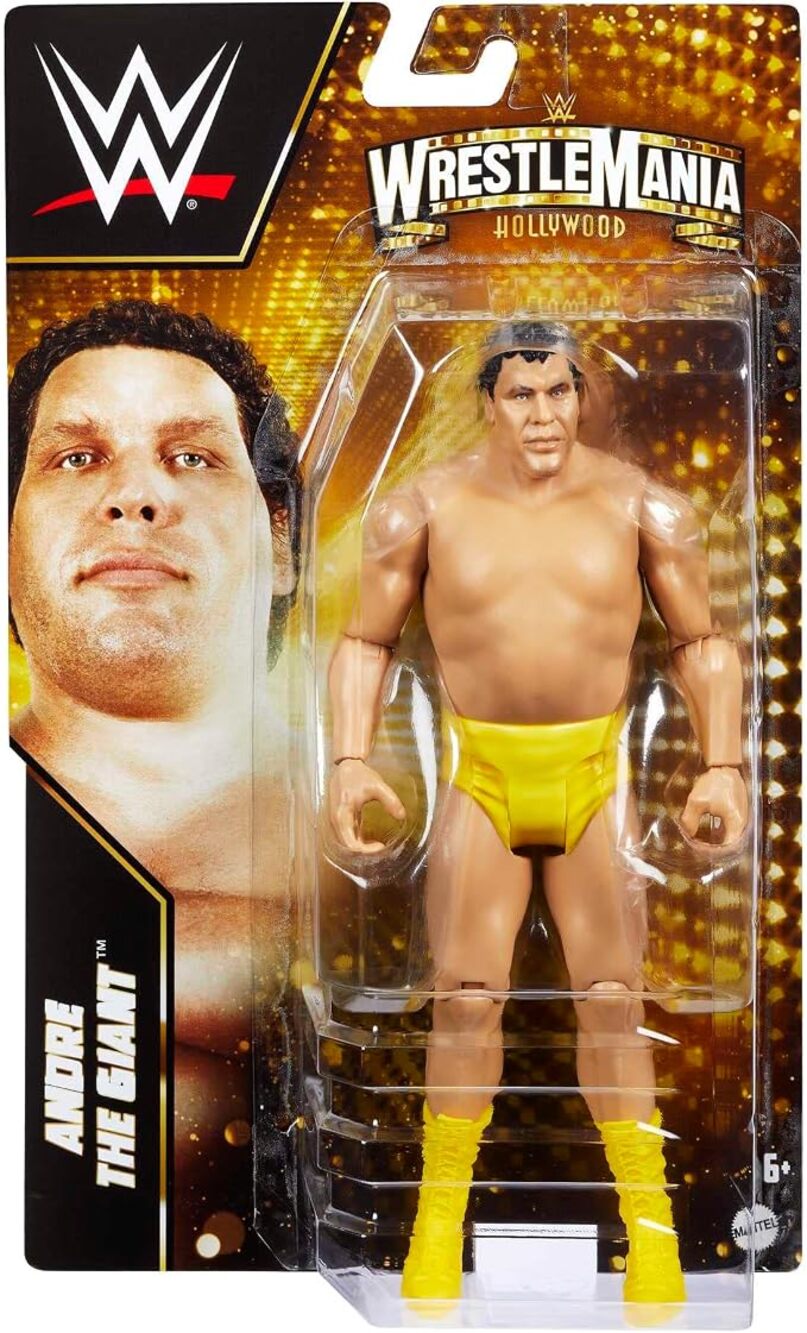 WWE WrestleMania Hollywood Andre THE GIANT Action Figure RARE Carded WWF